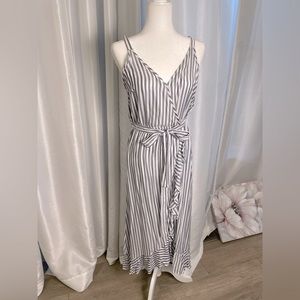 New with tags NAÏF white blue stripes size S